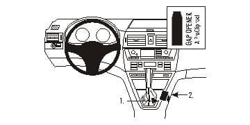 ProClip BMW X3 2004-2010 Kačenje na konzolu, automatik slika 6