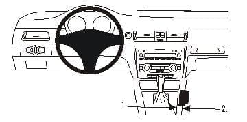 ProClip BMW 3-ser. E90 2005-2012 Kačenje na konzolu slika 6