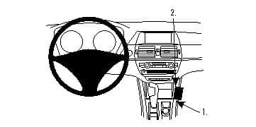 ProClip BMW X5 2007-2013 Kačenje na konzolu slika 6