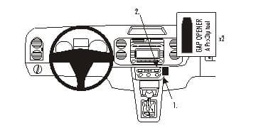 ProClip Volkswagen Golf Plus 2005-2009 Ugaono kačenje slika 6