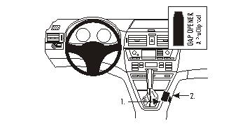 ProClip BMW X3 2004-2010 Kačenje na konzolu, automatik