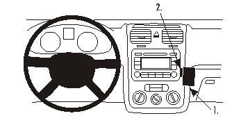 ProClip Volkswagen Eos 2007-2015 Ugaono kačenje