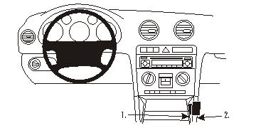 ProClip Audi S3 2003-2006 Ugaono kačenje, Nisko