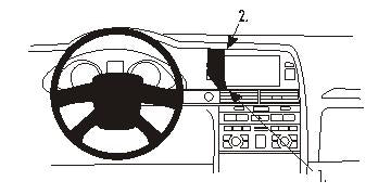 ProClip Audi S6 2004-2010 Centralno kačenje