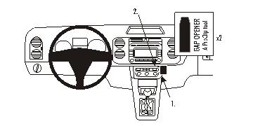 ProClip Volkswagen Golf Plus 2005-2009 Ugaono kačenje