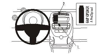 ProClip Citroen C1 2006-2014 Centralno kačenje