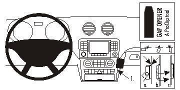 ProClip MB GL-class 2006-2012 Ugaono kačenje