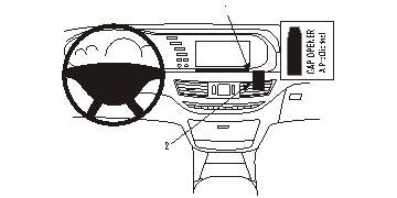 ProClip MB S-Class 2006-2013 Ugaono kačenje