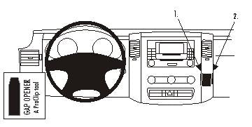 ProClip Volkswagen Crafter 2007-2016 Ugaono kačenje