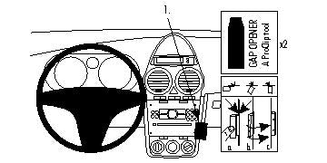 ProClip Opel Corsa 2007-2014 Ugaono kačenje