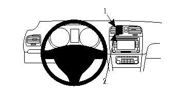 ProClip Volkswagen Golf VI 2009-2012 Centralno kačenje