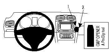 ProClip Volkswagen Golf VI 2009-2012 Ugaono kačenje