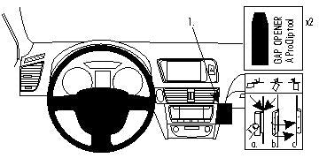 ProClip Audi Q5 2009-2014 Ugaono kačenje