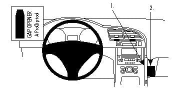 ProClip Peugeot 3008 2009-2016 Ugaono kačenje