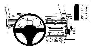 ProClip Volkswagen Polo 2010-2014 Ugaono kačenje