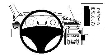 ProClip Peugeot 5008 2010-2017 Ugaono kačenje