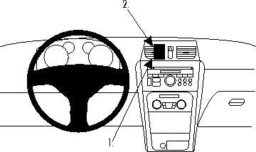 ProClip Suzuki SX4 2011-2015 Centralno kačenje