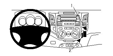 ProClip Toyota HiLux 2012-2016 Ugaono kačenje