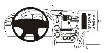 ProClip Citroen DS5 2012-2018 Centralno kačenje