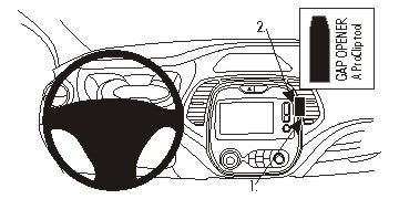 ProClip Renault Captur 2014-2017 Ugaono kačenje