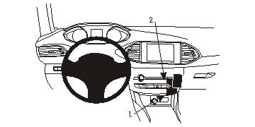 ProClip Peugeot 308 2014-2021 Ugaono kačenje